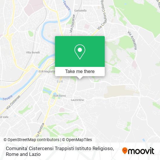 Comunita' Cistercensi Trappisti Istituto Religioso map