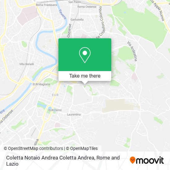 Coletta Notaio Andrea Coletta Andrea map
