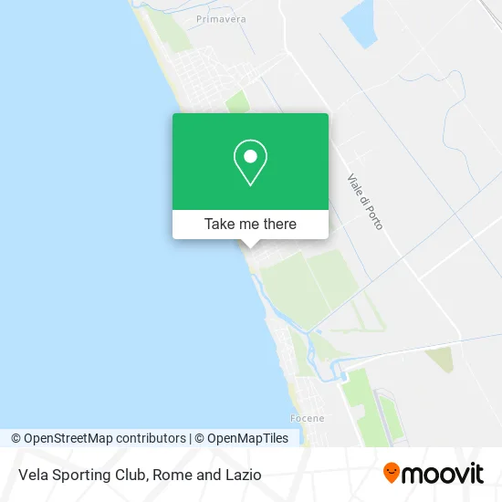 Vela Sporting Club map
