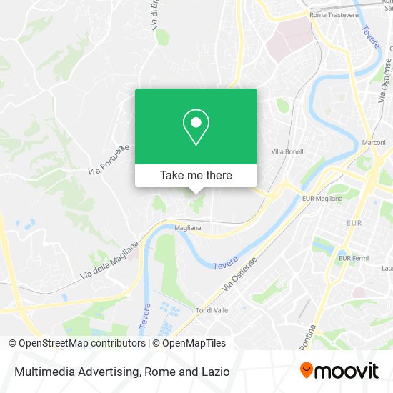 Multimedia Advertising map