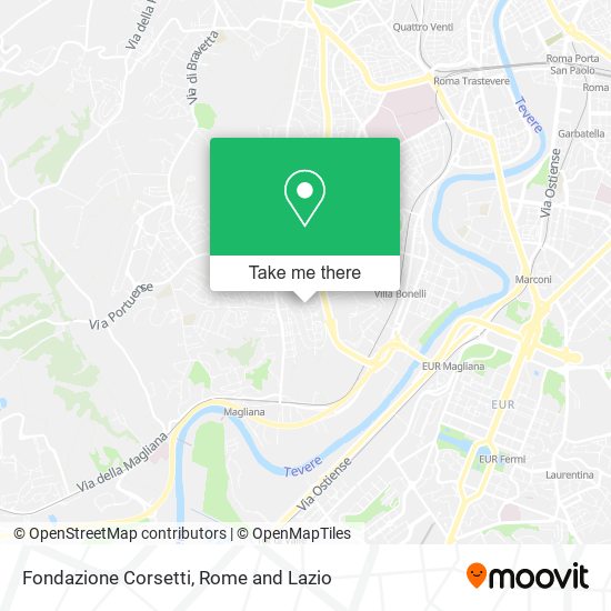Fondazione Corsetti map