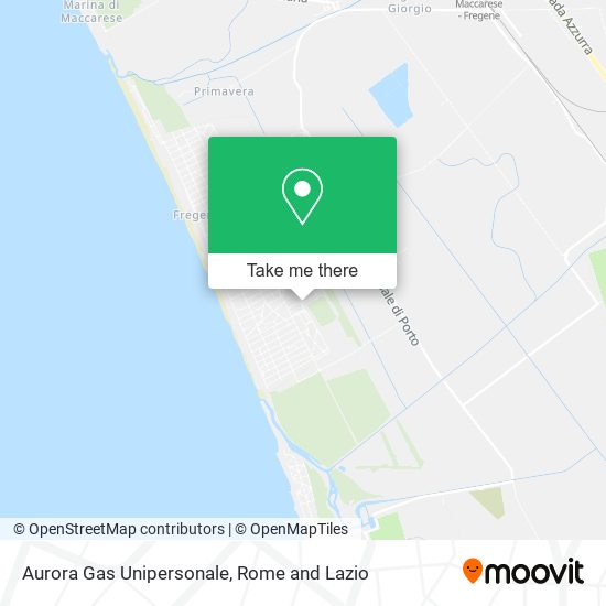 Aurora Gas Unipersonale map