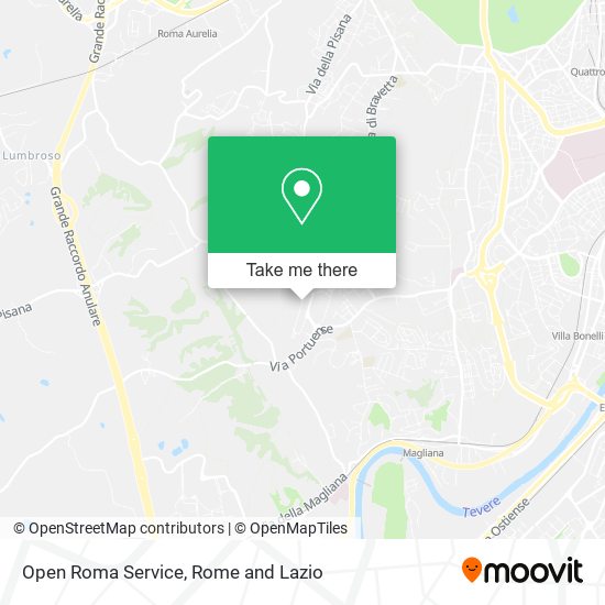 Open Roma Service map