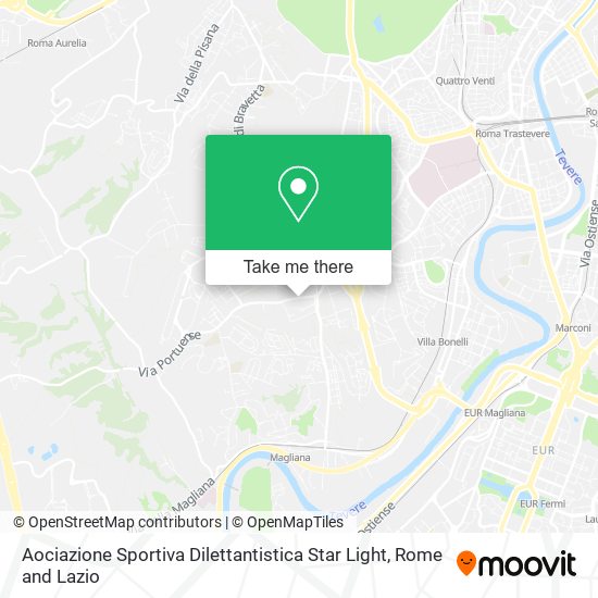 Aociazione Sportiva Dilettantistica Star Light map