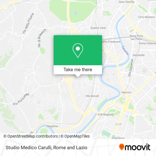 Studio Medico Carulli map