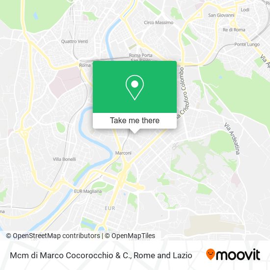 Mcm di Marco Cocorocchio & C. map
