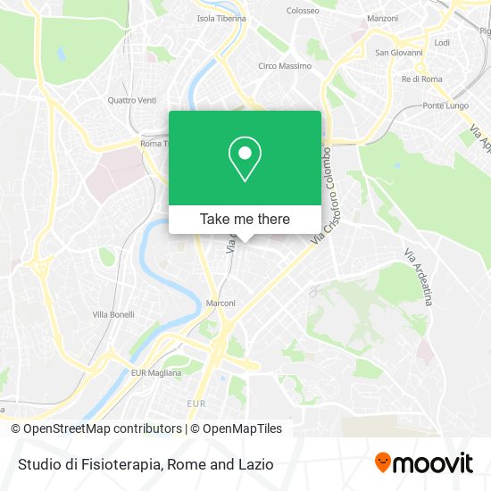 Studio di Fisioterapia map