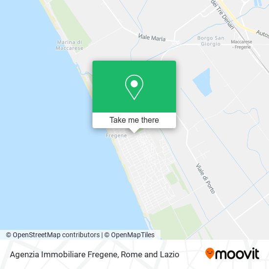 Agenzia Immobiliare Fregene map