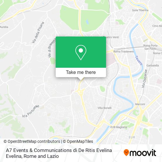 A7 Events & Communications di De Ritis Evelina Evelina map