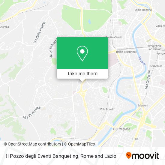 Il Pozzo degli Eventi Banqueting map