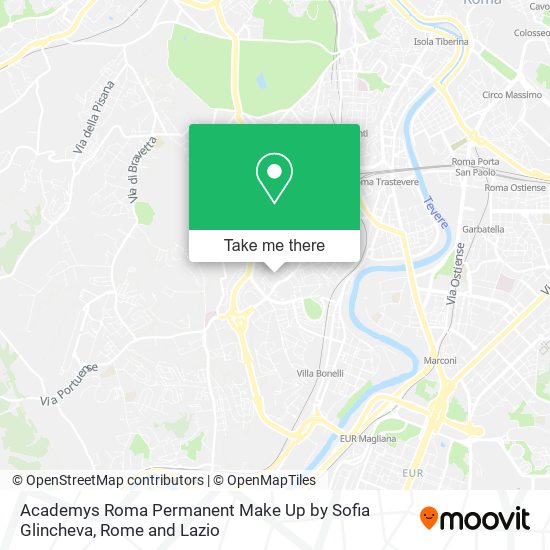 Academys Roma Permanent Make Up by Sofia Glincheva map
