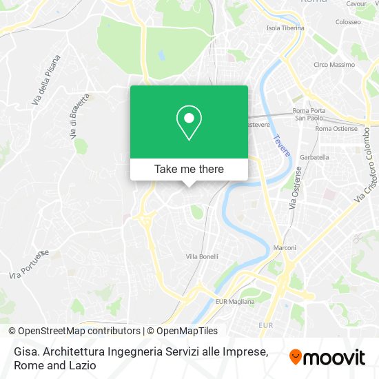 Gisa. Architettura Ingegneria Servizi alle Imprese map