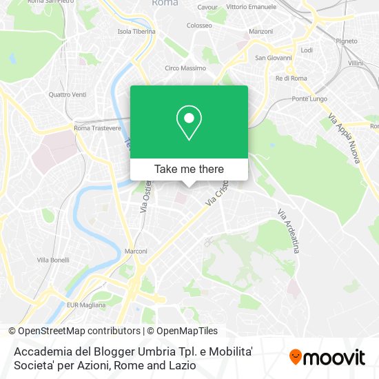 Accademia del Blogger Umbria Tpl. e Mobilita' Societa' per Azioni map