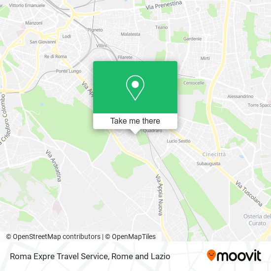 Roma Expre Travel Service map