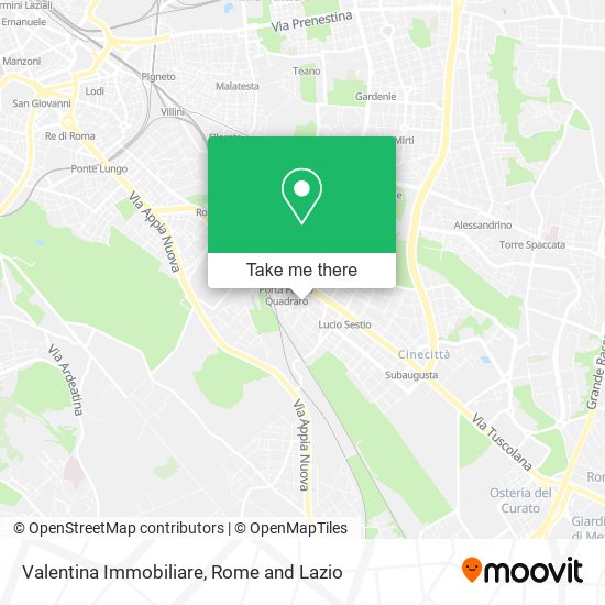 Valentina Immobiliare map