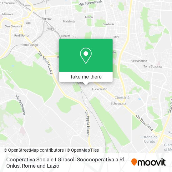 Cooperativa Sociale I Girasoli Soccooperativa a Rl. Onlus map