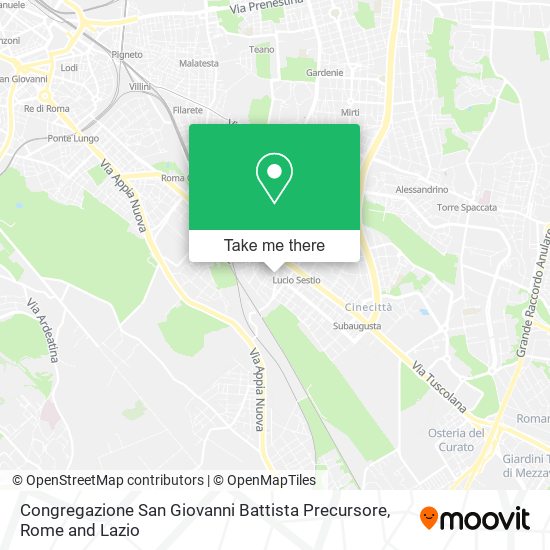 Congregazione San Giovanni Battista Precursore map