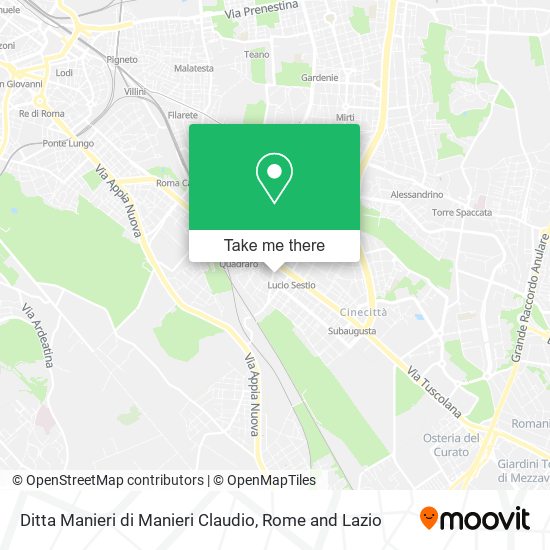 Ditta Manieri di Manieri Claudio map