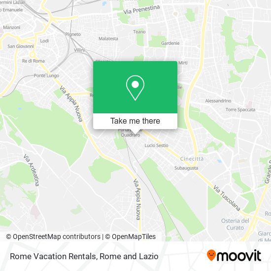 Rome Vacation Rentals map