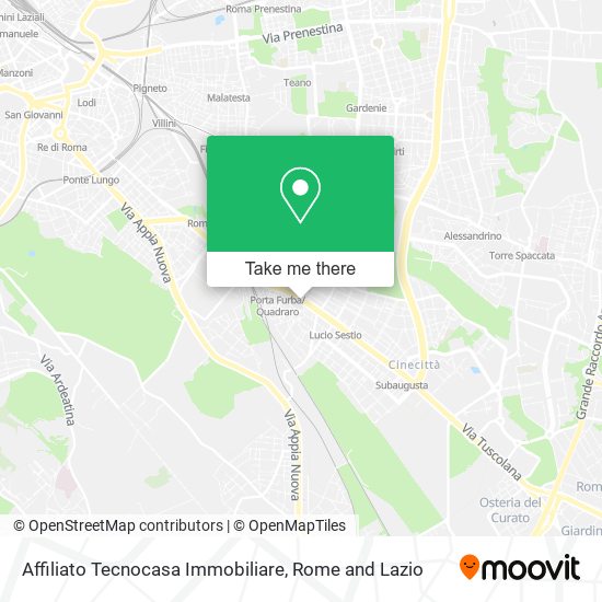 Affiliato Tecnocasa Immobiliare map