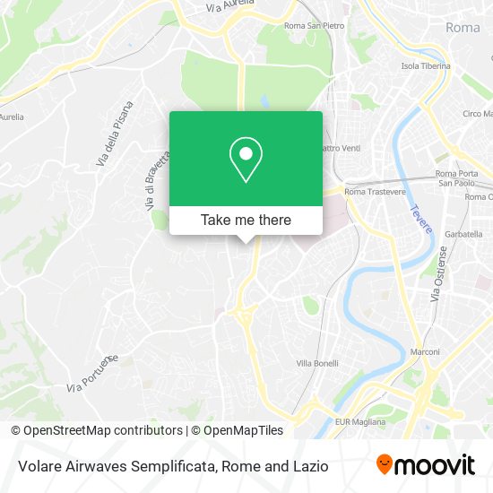 Volare Airwaves Semplificata map