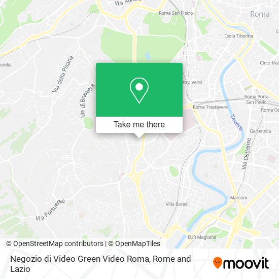 Negozio di Video Green Video Roma map
