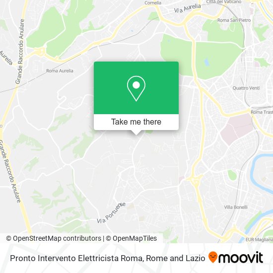 Pronto Intervento Elettricista Roma map