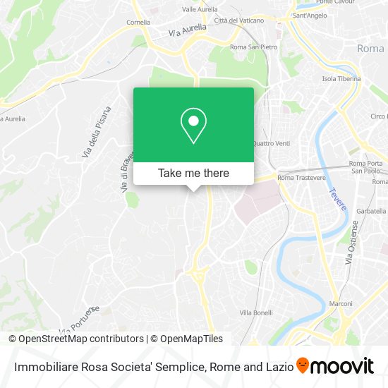 Immobiliare Rosa Societa' Semplice map