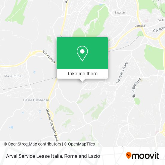 Arval Service Lease Italia map
