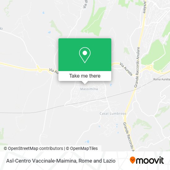 Asl-Centro Vaccinale-Maimina map