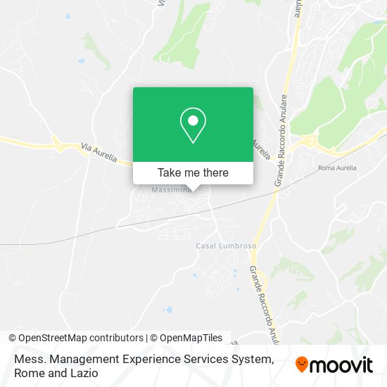 Mess. Management Experience Services System map