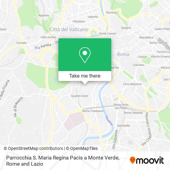 Parrocchia S. Maria Regina Pacis a Monte Verde map