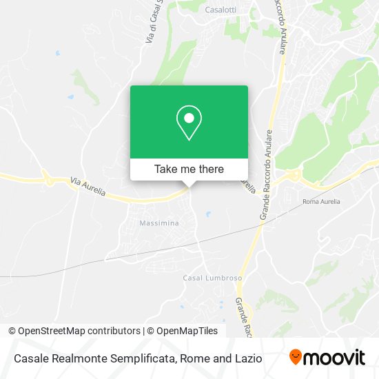 Casale Realmonte Semplificata map