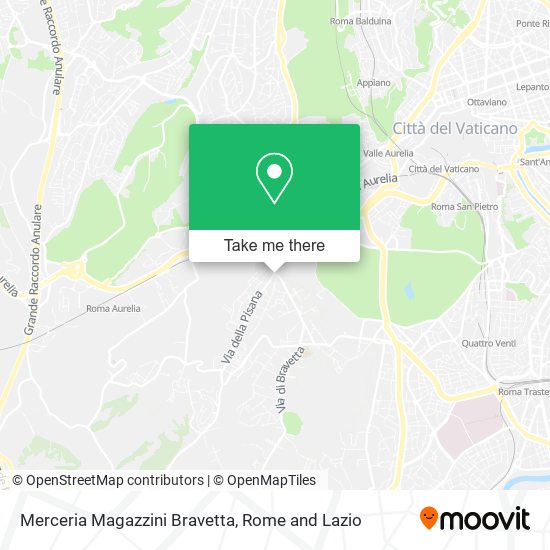 Merceria Magazzini Bravetta map