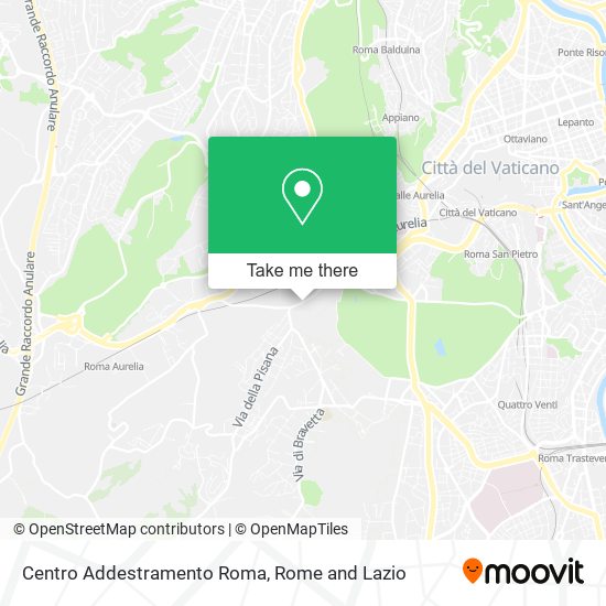 Centro Addestramento Roma map