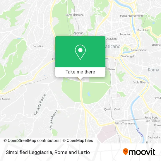 Simplified Leggiadria map