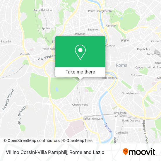 Villino Corsini-Villa Pamphilj map