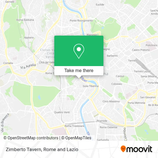 Zimberto Tavern map