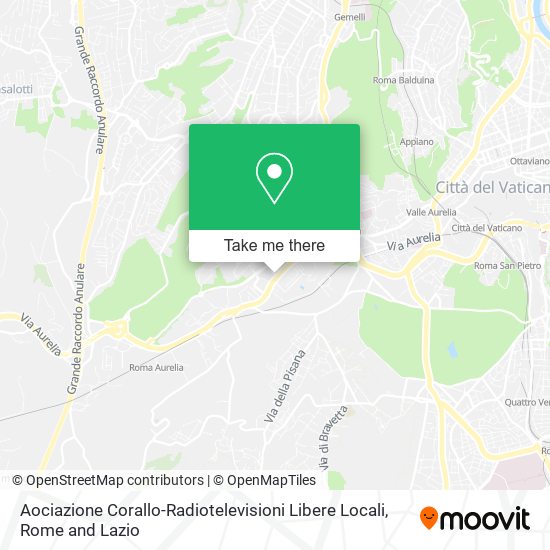 Aociazione Corallo-Radiotelevisioni Libere Locali map