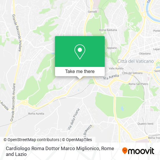 Cardiologo Roma Dottor Marco Miglionico map
