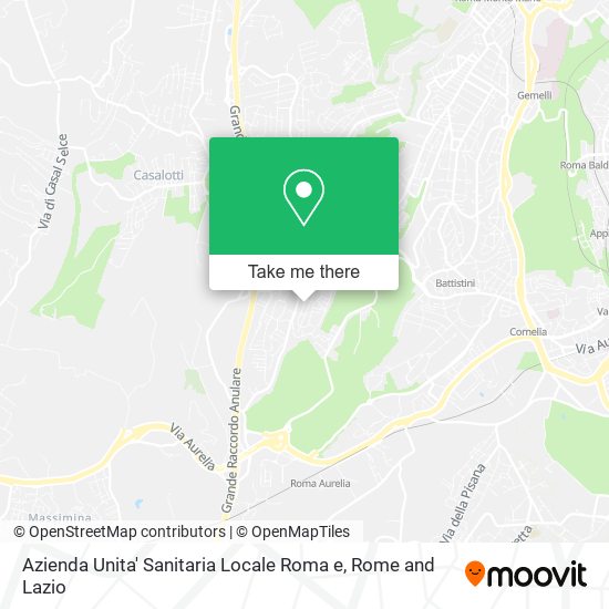 Azienda Unita' Sanitaria Locale Roma e map