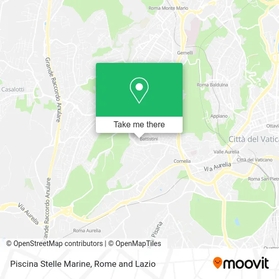 Stelle Marine Swimming Pool map