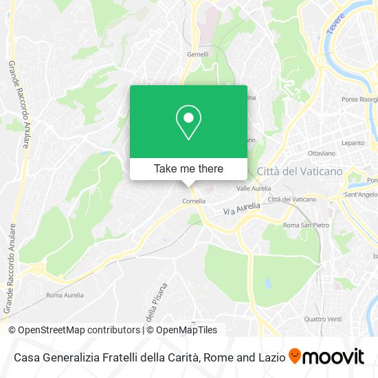 Casa Generalizia Fratelli della Carità map