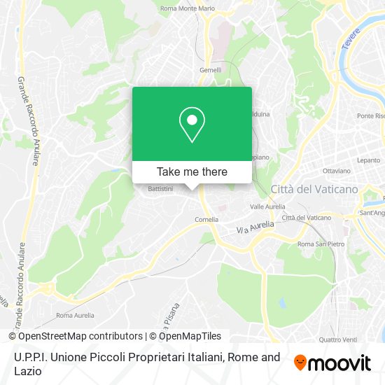 U.P.P.I. Unione Piccoli Proprietari Italiani map