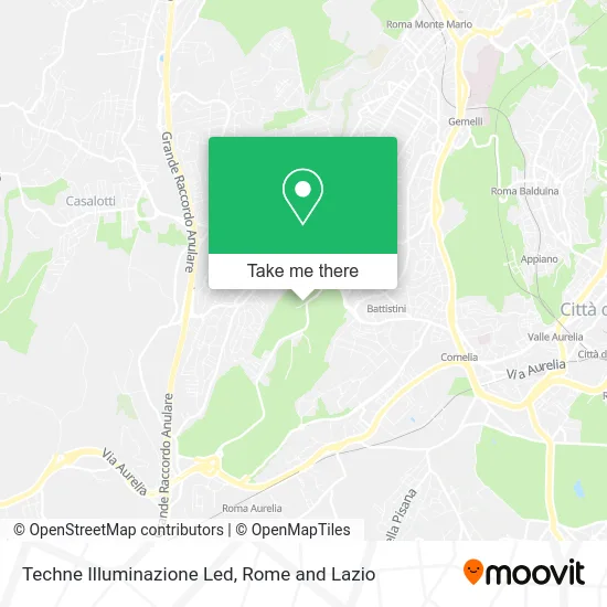 Techne LED Illumination map