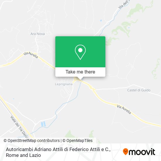 Autoricambi Adriano Attili di Federico Attili e C. map