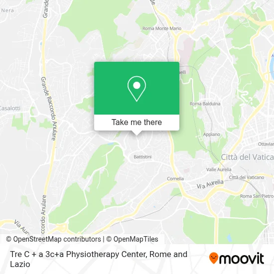 Tre C + a 3c+a Physiotherapy Center map