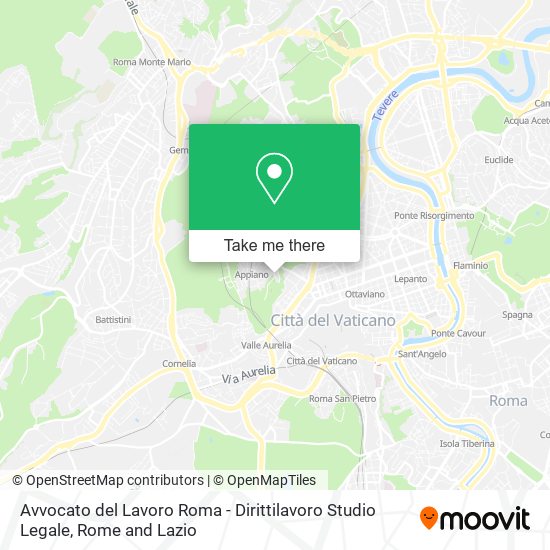 Avvocato del Lavoro Roma - Dirittilavoro Studio Legale map