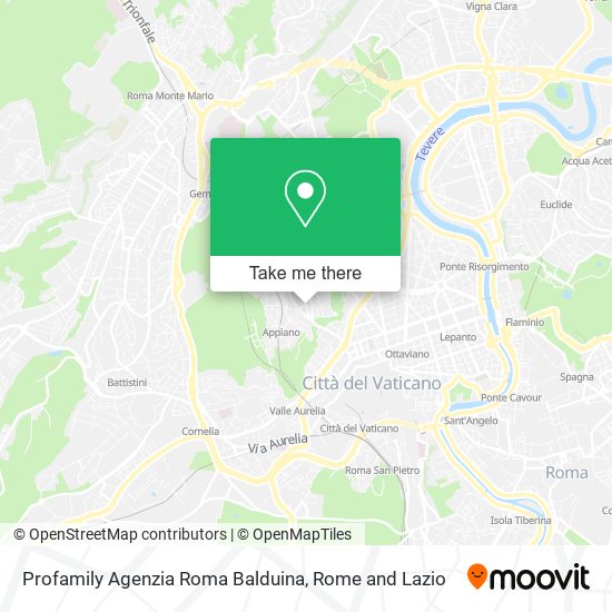 Profamily Agenzia Roma Balduina map