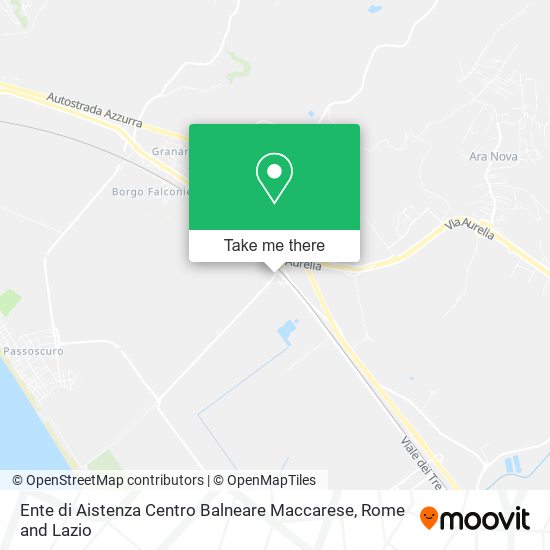 Ente di Aistenza Centro Balneare Maccarese map